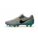 New 2016 Nike Tiempo Legend 6 FG Leather Football Cleats White Blue Black