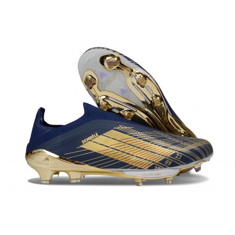 adidas F50 + FG LL Soccer Cleat Black Golden
