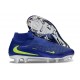 Nike Phantom 6 High Elite FG Cleat Blue Yellow