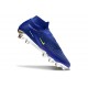Nike Phantom 6 High Elite FG Cleat Blue Yellow