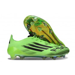 adidas F50 Elite Firm Ground Boots Green Black