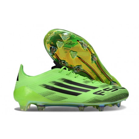 adidas F50 Elite Firm Ground Boots Green Black
