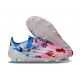 adidas F50 Elite Firm Ground Boots White Pink Blue