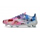 adidas F50 Elite Firm Ground Boots White Pink Blue