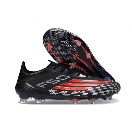 adidas F50 Elite Firm Ground Boots Black Crimson