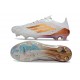 adidas F50 Elite Firm Ground Boots White Gold