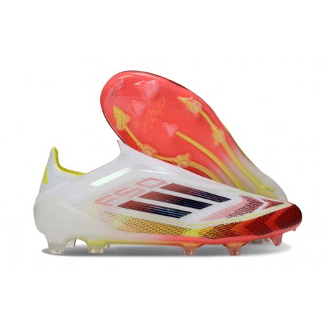 adidas F50 Elite LL FG Boot White Black Solar Yellow