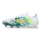 adidas F50 Elite Firm Ground Boots White Green Golden