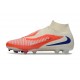 Nike Phantom 6 High Elite FG Cleat Crimson White Blue