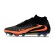 Nike Phantom 6 High Elite FG Cleat Black Orange