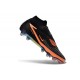 Nike Phantom 6 High Elite FG Cleat Black Orange