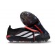 adidas Predator 26 Elite Tongue FG Boots Core Black White Vivid Red