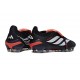 adidas Predator 26 Elite Tongue FG Boots Core Black White Vivid Red