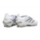 adidas Predator 26 Elite Tongue FG Boots White Silver