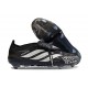 adidas Predator 26 Elite Tongue FG Boots Black Silver