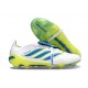 adidas Predator 26 Elite Tongue FG Boots White Blue Yellow