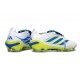 adidas Predator 26 Elite Tongue FG Boots White Blue Yellow
