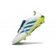 adidas Predator 26 Elite Tongue FG Boots White Blue Yellow