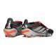 adidas Predator 26 Elite Tongue FG Boots Iron Metal White Lucid Red