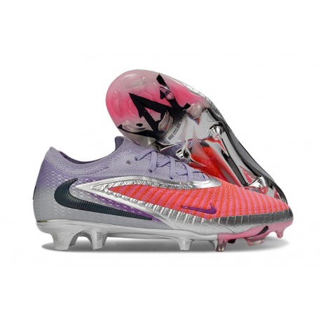 Nike Phantom 6 Low Elite FG Football Boot Red Purple Black