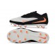 Nike Phantom 6 Low Elite FG Football Boot White Black Orange