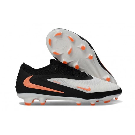 Nike Phantom 6 Low Elite FG Football Boot White Black Orange