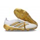 adidas Predator 26 Elite Tongue FG Boots White Met Gold