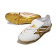 adidas Predator 26 Elite Tongue FG Boots White Met Gold