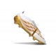 adidas Predator 26 Elite Tongue FG Boots White Met Gold