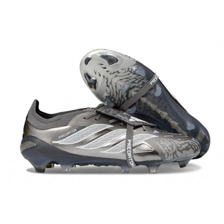 adidas Predator 26 Elite Tongue FG Boots Iron Met.