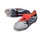 adidas Predator 26 Elite Tongue FG Boots White Black Crimson