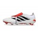adidas Predator 26 Elite Tongue FG Boots White Black Red