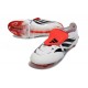 adidas Predator 26 Elite Tongue FG Boots White Black Red