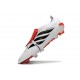 adidas Predator 26 Elite Tongue FG Boots White Black Red