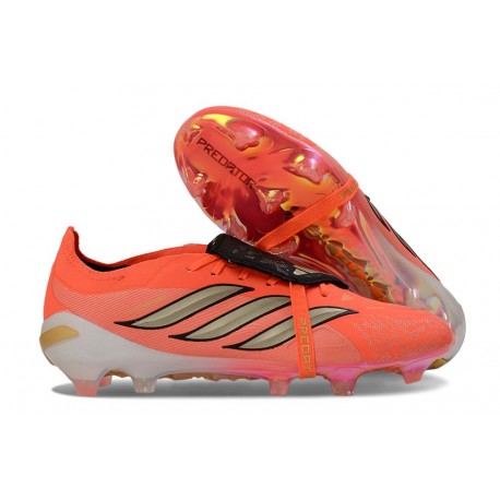 adidas Predator 26 Elite Tongue FG Boots Crimson Golden