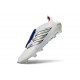 adidas Predator 26 Elite Tongue FG Boots White Silver Blue