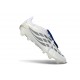 adidas Predator 26 Elite Tongue FG Boots White Silver Blue