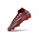 Nike Air Zoom Mercurial Superfly 10 Elite FG Safari Red Silver