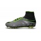New 2016 Nike Hypervenom Phantom II FG ACC Neymar Cleat Pure Platinum Black Green