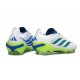 Adidas Predator 26 Low Elite FG Cleat White Blue