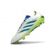 Adidas Predator 26 Low Elite FG Cleat White Blue