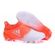Top adidas X 16+ Purechaos FG Football Cleats White Red