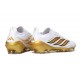Adidas Predator 26 Low Elite FG Cleat White Gold