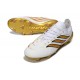 Adidas Predator 26 Low Elite FG Cleat White Gold