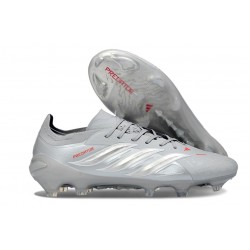 Adidas Predator 26 Low Elite FG Gray Silver