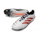 Adidas Predator 26 Low Elite FG Cleat White Red Black