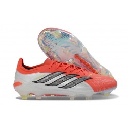 adidas Predator 26 L Elite FG Soccer Boots Red White Black