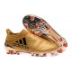 adidas X 16+ Purechaos FG News 2016 Soccer Shoes Gold Black