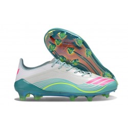 adidas F50 Elite Firm Ground Boots White Green Pink