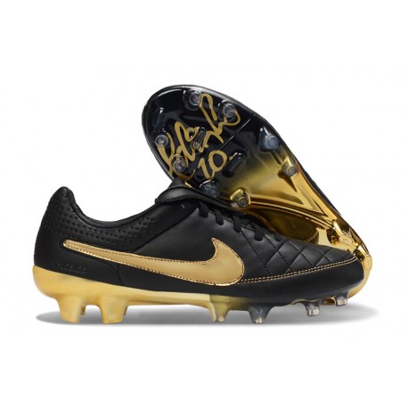 Nike Tiempo Maestro Elite FG Boots Black Gold